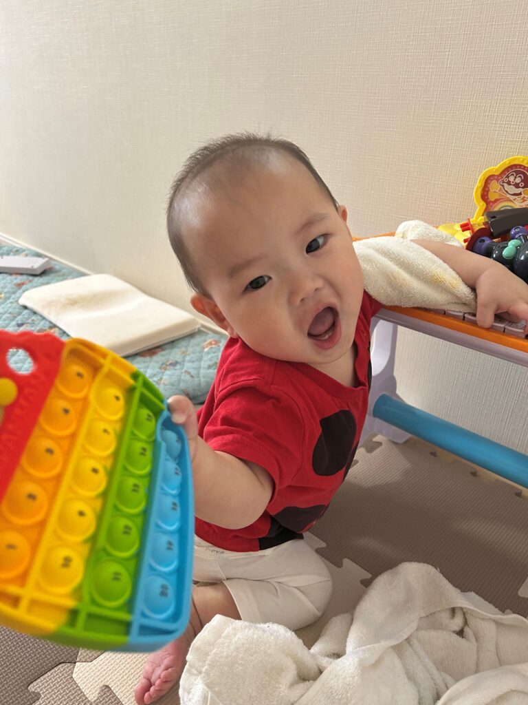 次男さん①（＠pikasakutoraさんより提供）