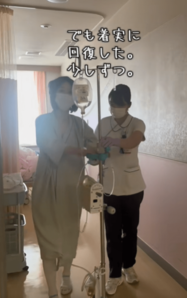 リハビリに取り組む様子（@fordidi_liveさんより提供）