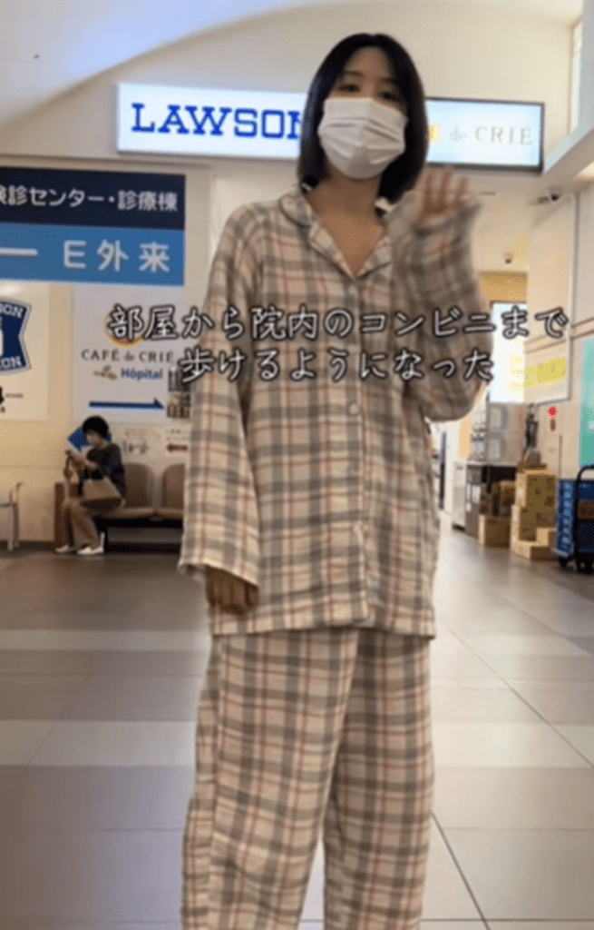 病院内のコンビニまで歩いていけるように（@fordidi_liveさんより提供）