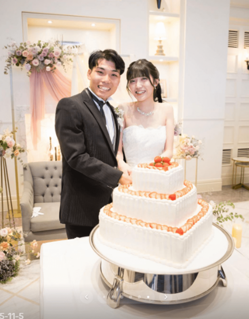 結婚式②（@07achanさんより提供）