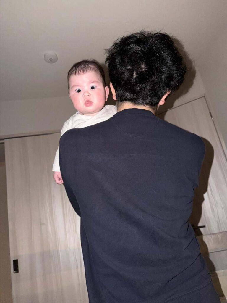 【実際の写真】娘さんの表情
