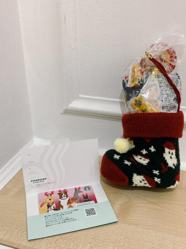 大家さんからのクリスマスプレゼント②（＠miwa_minimalさんより提供）