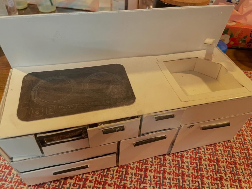 娘さんの工作①（＠yuno20140103さんより提供）