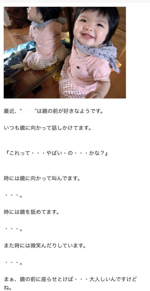 お父さんのブログ④（＠n.ko___oさんより提供）