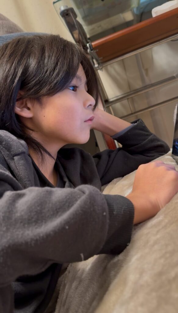 息子さんの横顔（＠y_0819.a_0725さんより提供）