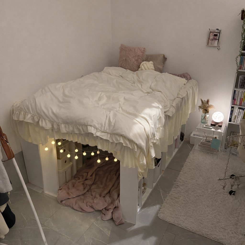 部屋を暗くすると…（@minchi_poohさんより提供）