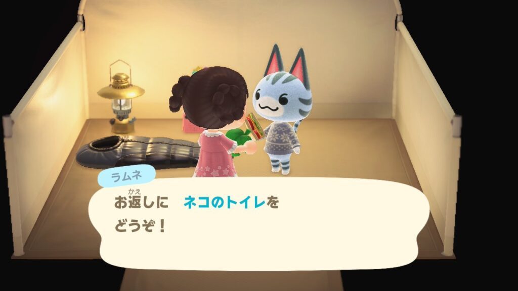 【実際の写真】住民からの贈り物