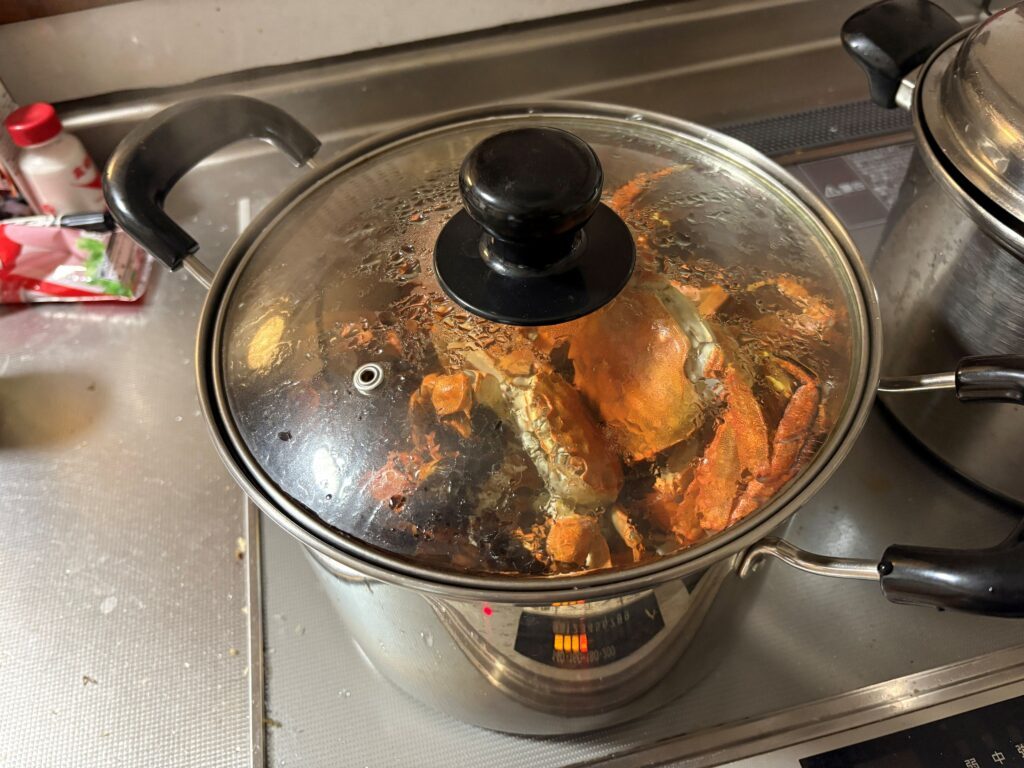 【実際の写真】　お風呂にいたモノ