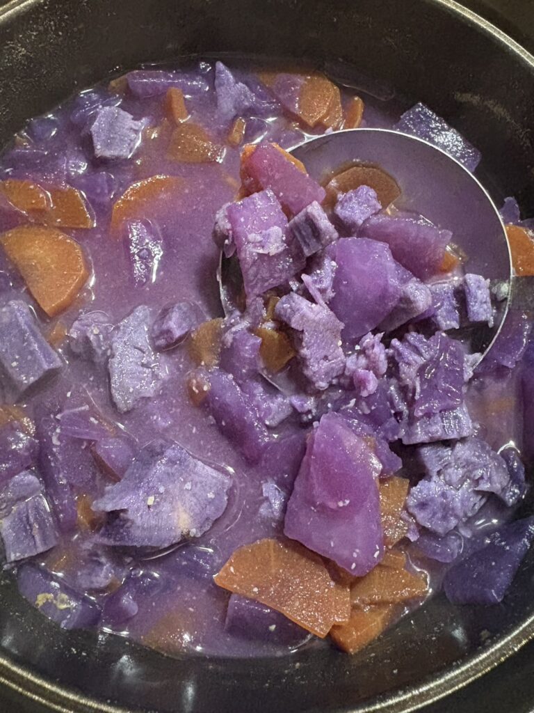 【実際の写真】材料を変えて味噌汁を作った結果（全体写真）