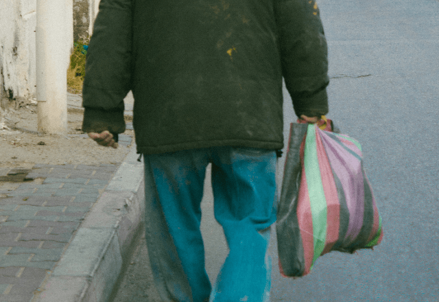 イメージ画像：いびつな形の包み紙