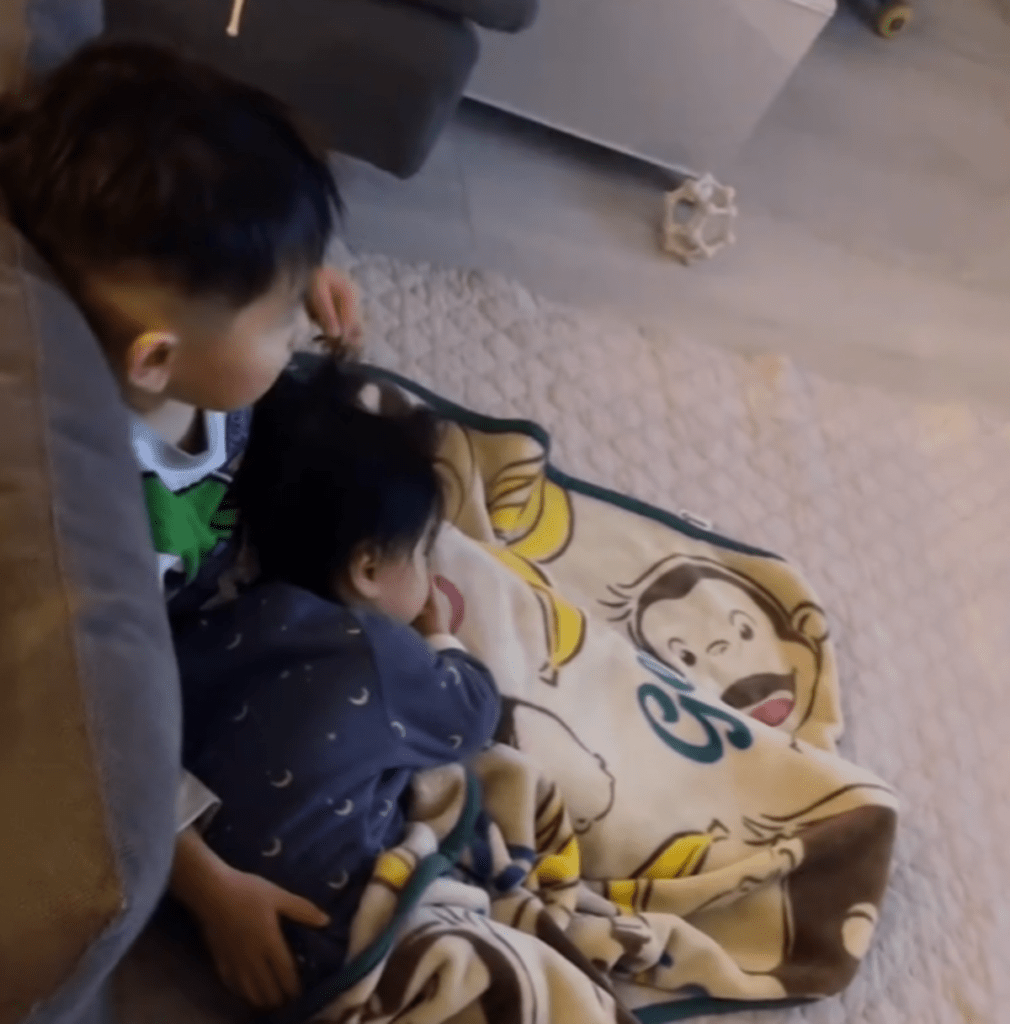 【実際の写真】子どもたちの様子を確認したママさんが見た光景