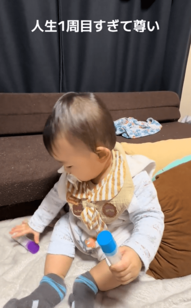 【実際の写真】人生一周目すぎる息子さんの行動