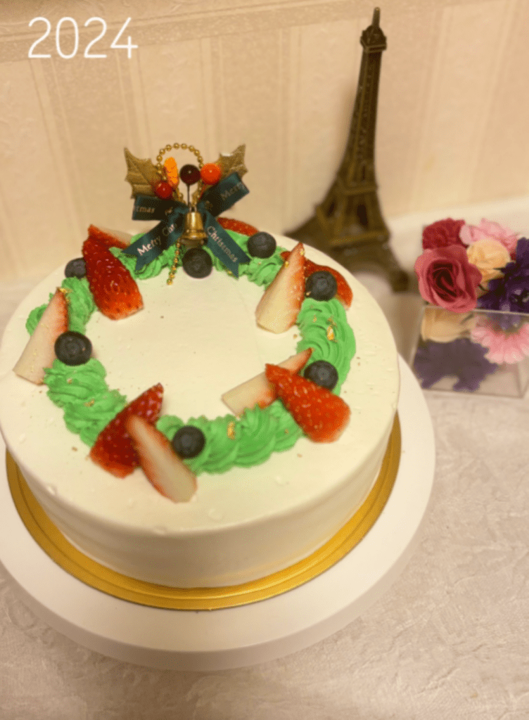 2024年に作ったケーキ①（＠y_0605_さんより提供）