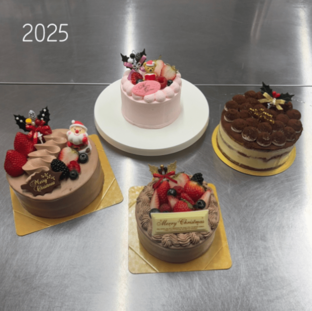 2025年に作ったケーキまとめ（＠y_0605_さんより提供）