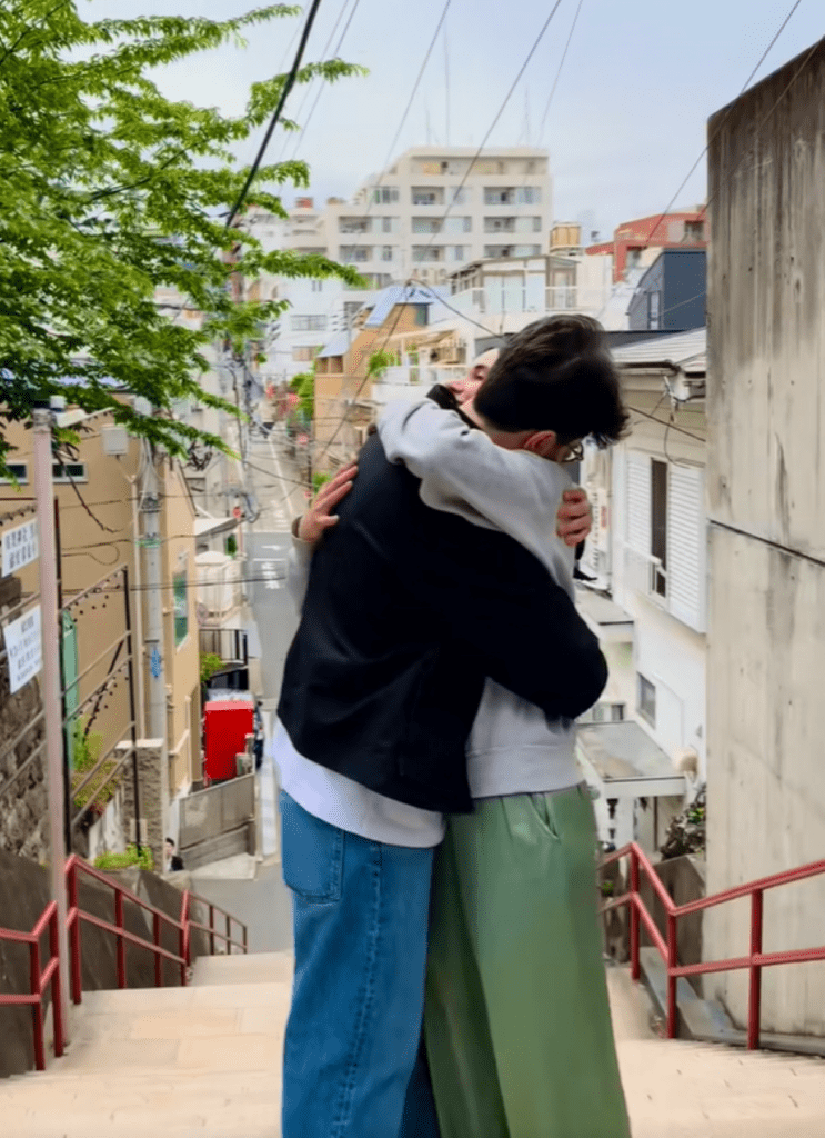 結ばれた2人（＠ryota.pianoさんより提供）