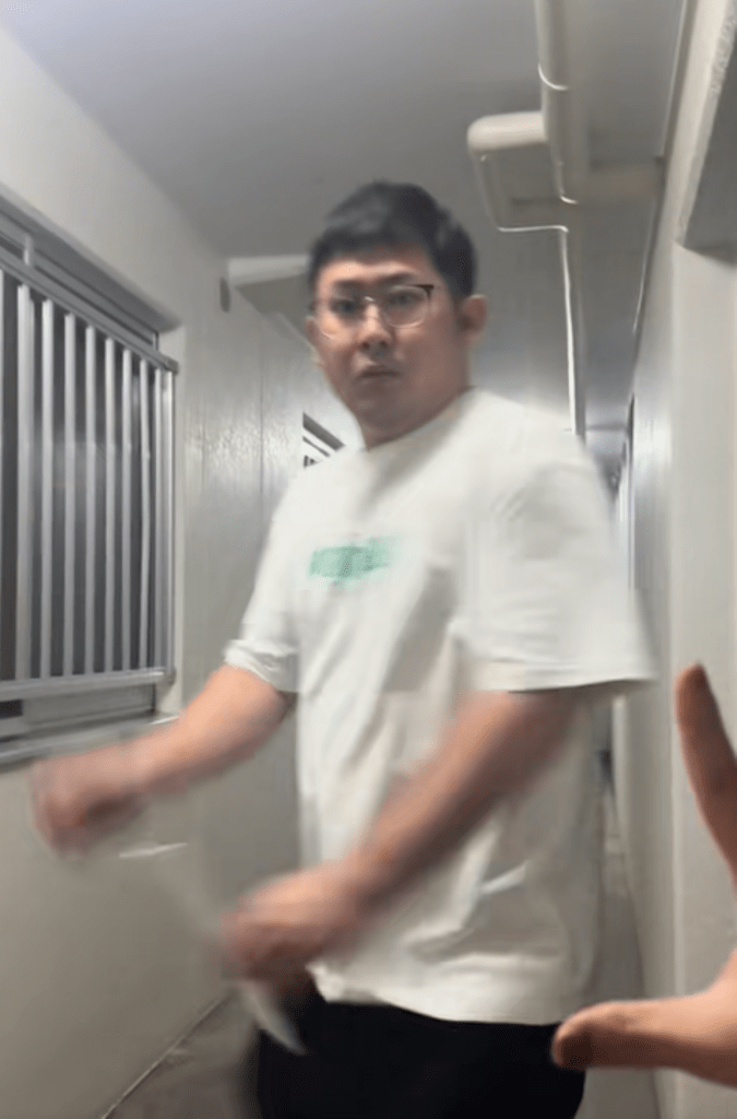 ママさんに驚くパパさん②（＠user8543162754228さんより提供）