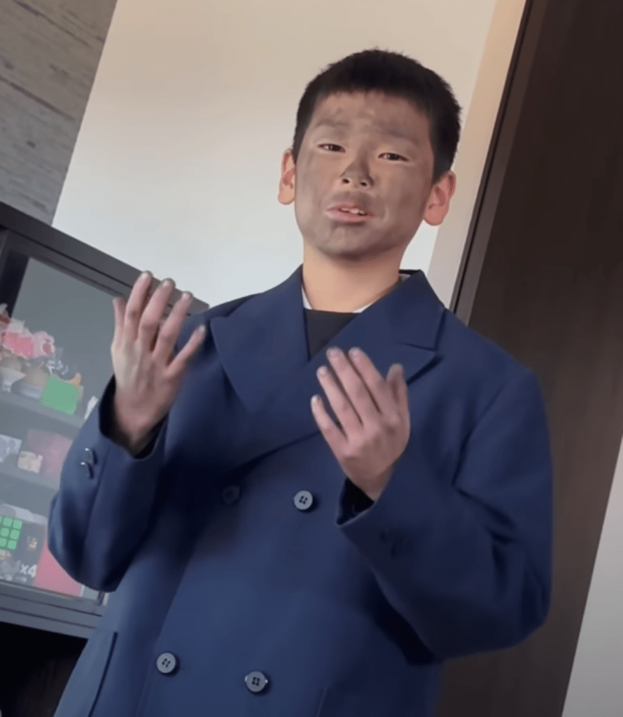 丁寧に説明するも…（@kei_cube.224さんより提供）