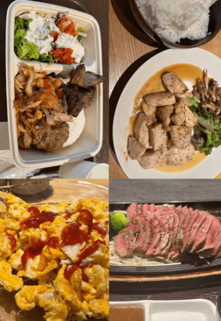 ダイエット中の食事（＠lxyl666さんより提供）