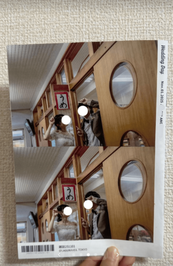 裏表紙（＠cocco038さんより提供）