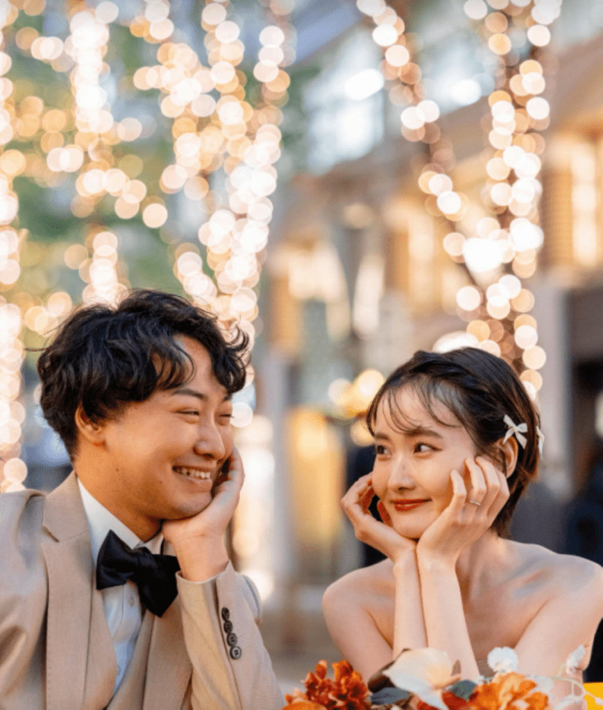 イルミネーションの中で撮影（＠boo._.chanさんより提供）