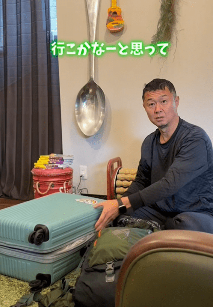 本気で行くことを決意（まつりんち(@warotta_official)さんより提供）