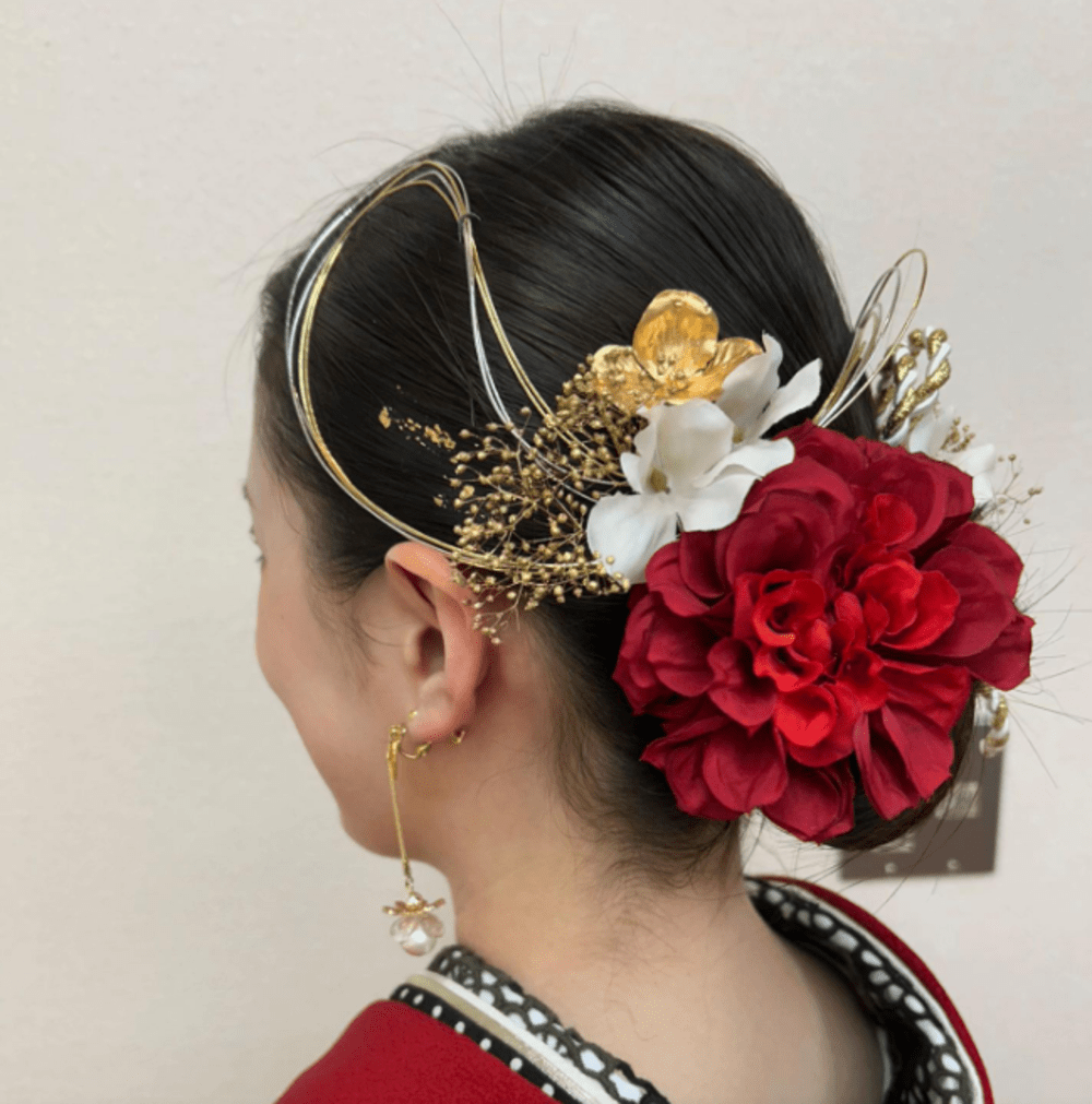 成人式振袖をフリマアプリで⑧（@hn00rさんより提供）