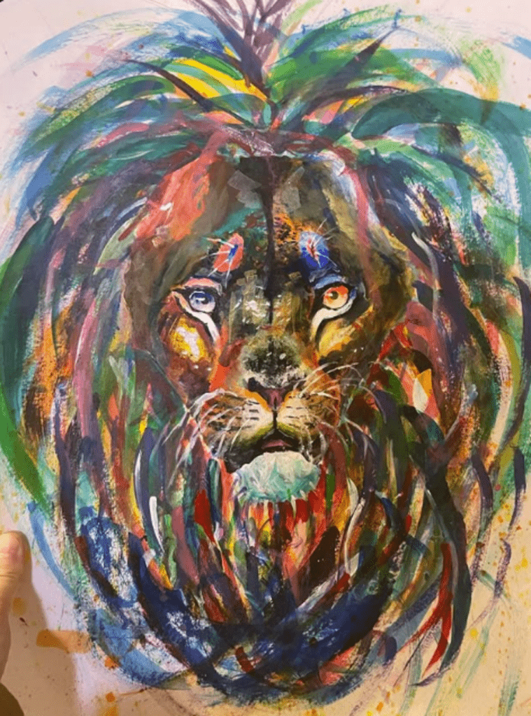 息子さんの作品①（@kubokeinaさんより提供）