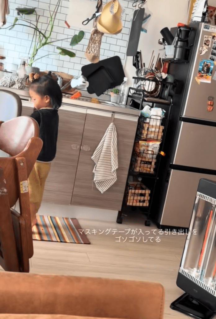 【実際の写真】息子さんの様子