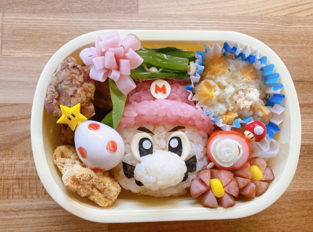 マリオのキャラ弁（＠chibi_3320さんより提供）