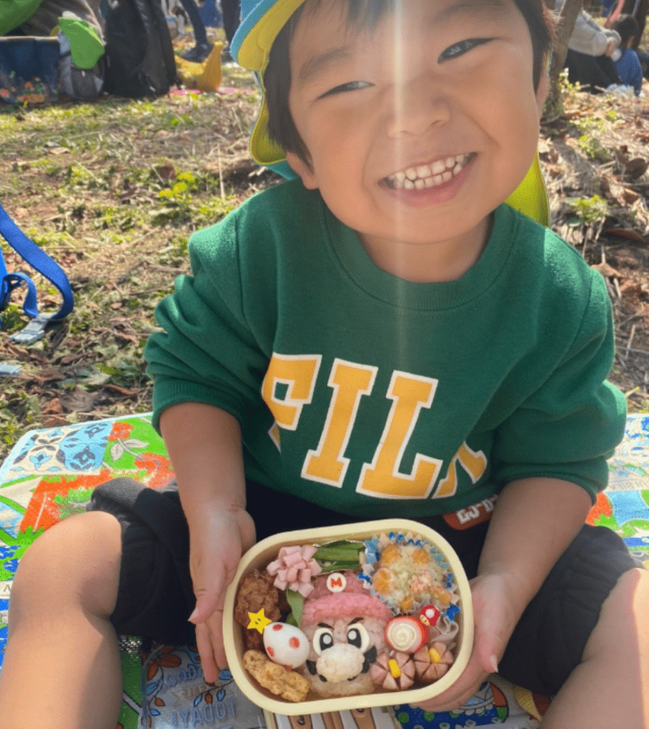 ご満悦の息子さん（＠chibi_3320さんより提供）