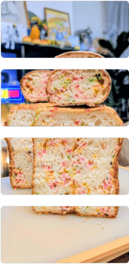 食パンの断面①（＠okakarichoさんより提供）