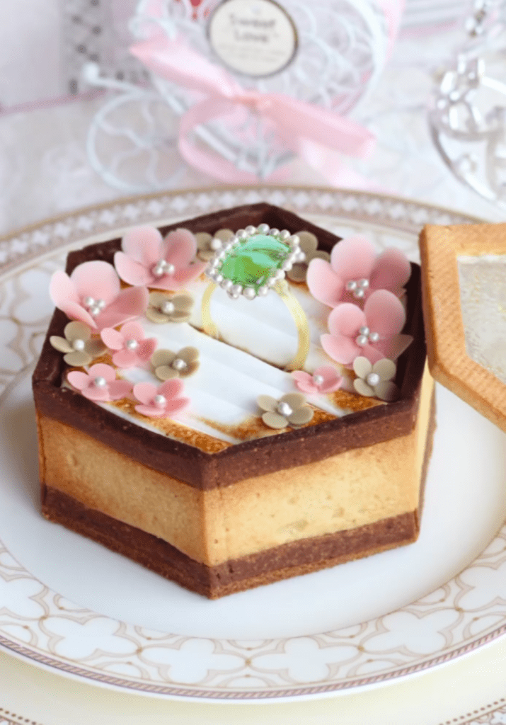 ウエディングリングの焼きマシュマロ（＠lunalunakitchenさんより提供）