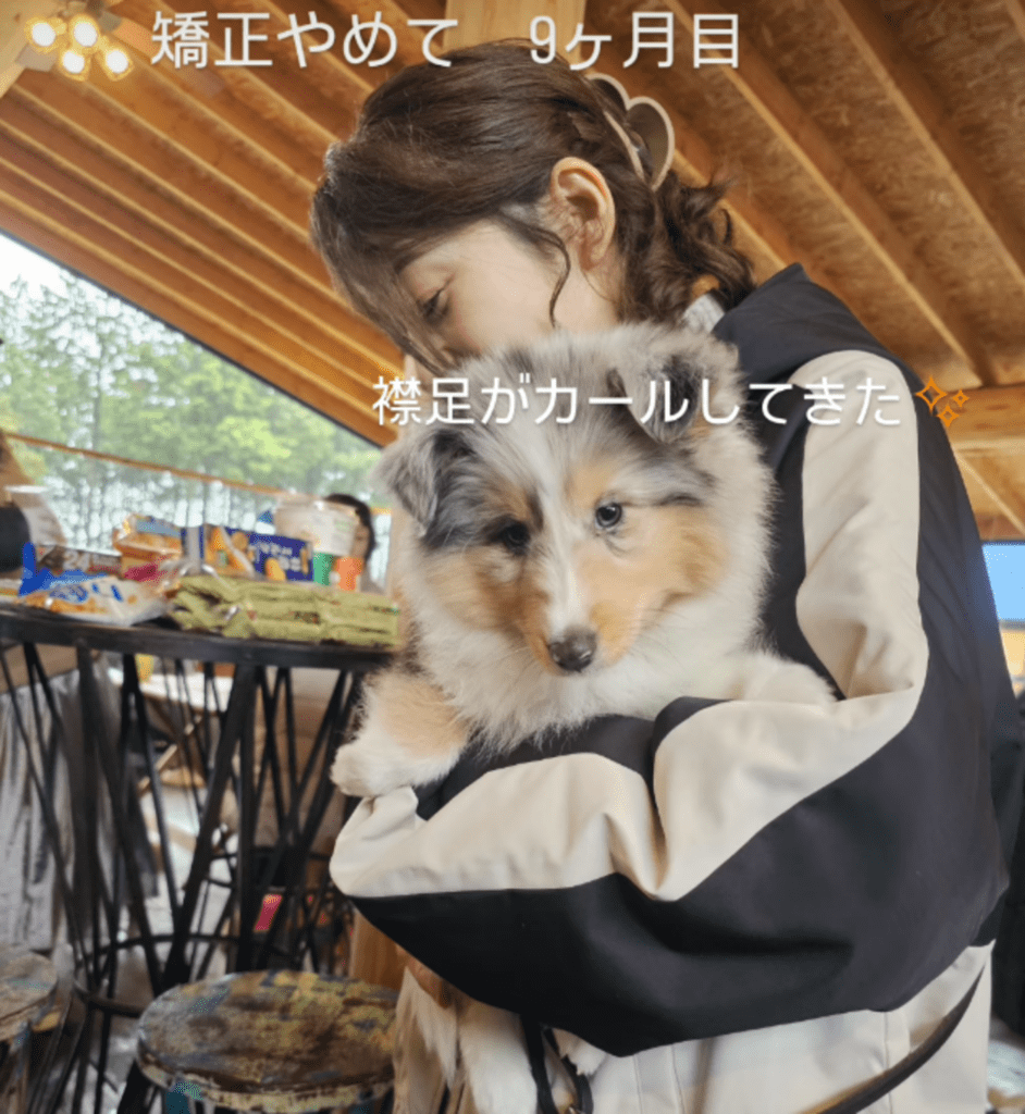 縮毛矯正をやめて9ヶ月目（@curlyhair.kumiさんより提供）