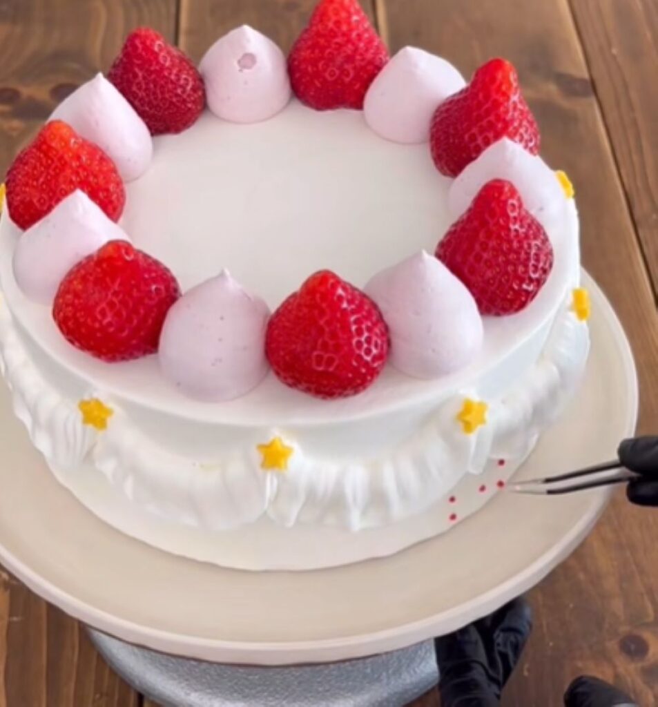 ケーキ作り⑤（＠yoko_sweets_no2さんより提供）