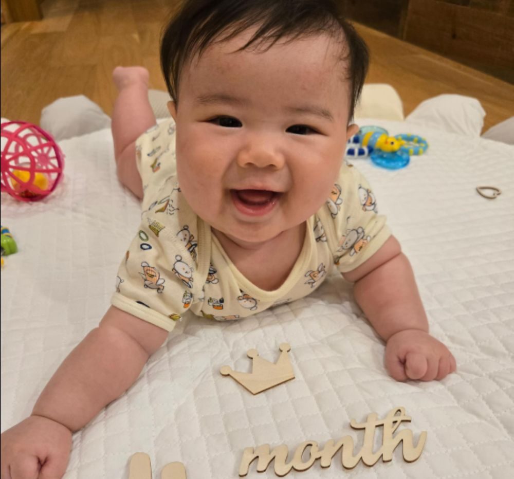 生後4ヶ月（＠mm172264さんより提供）