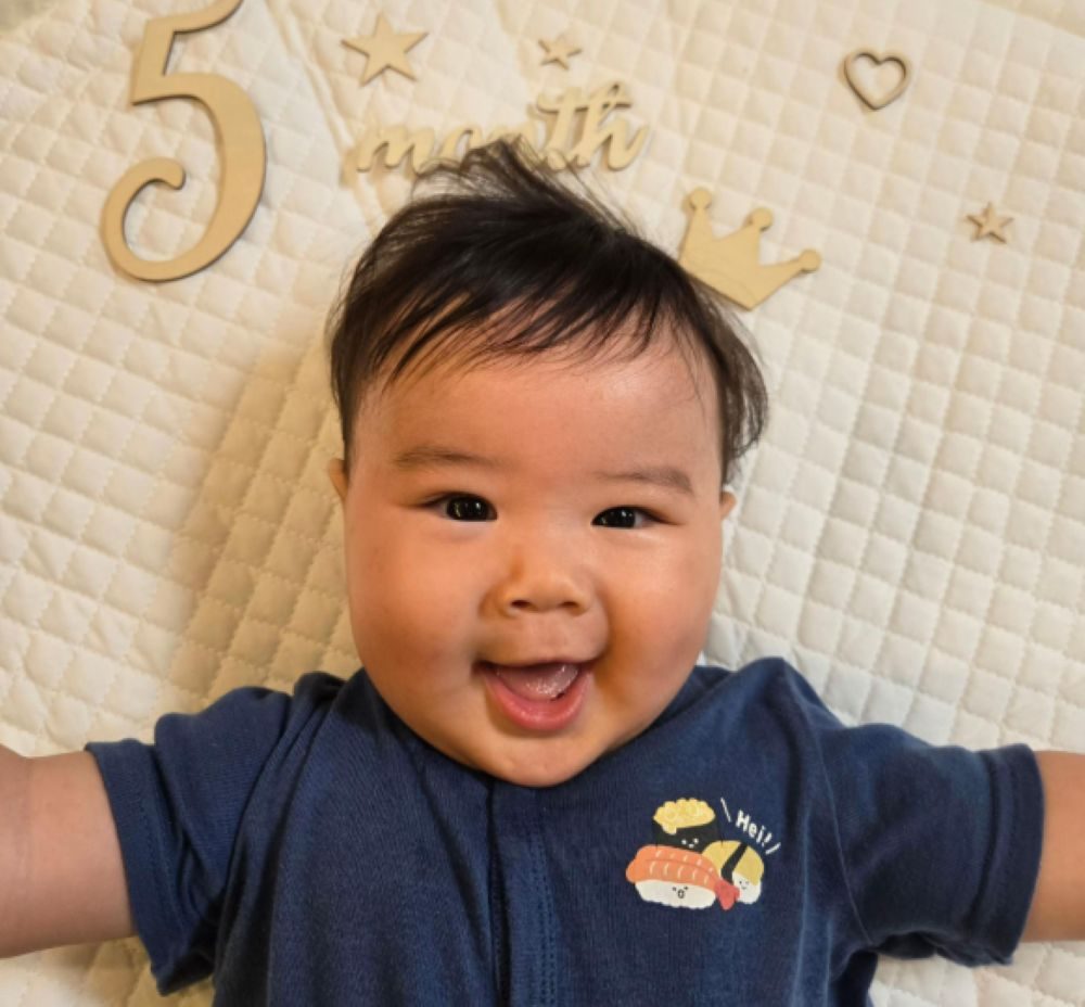 生後5ヶ月（＠mm172264さんより提供）