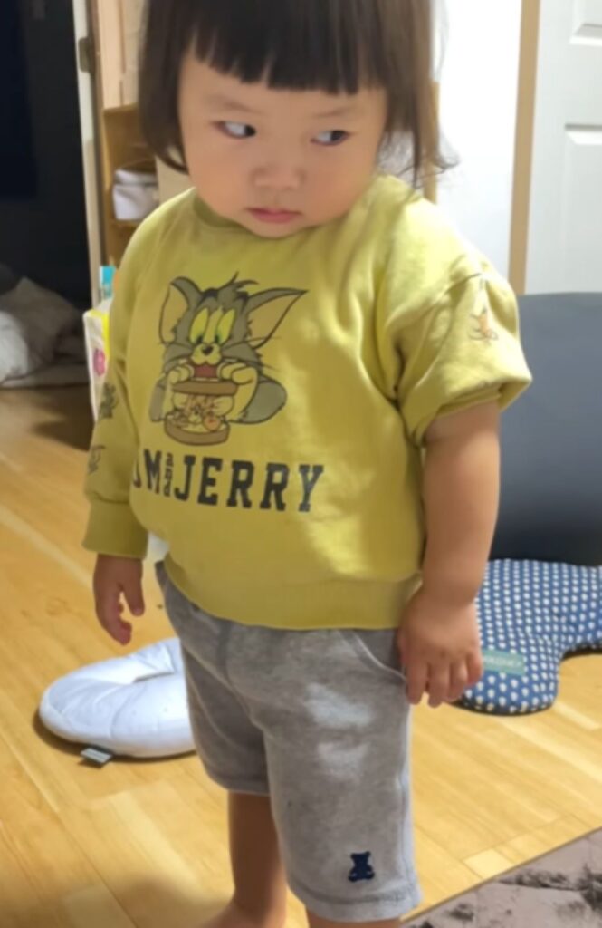 嫉妬しているような表情（＠etsuko_kantaroさんより提供）