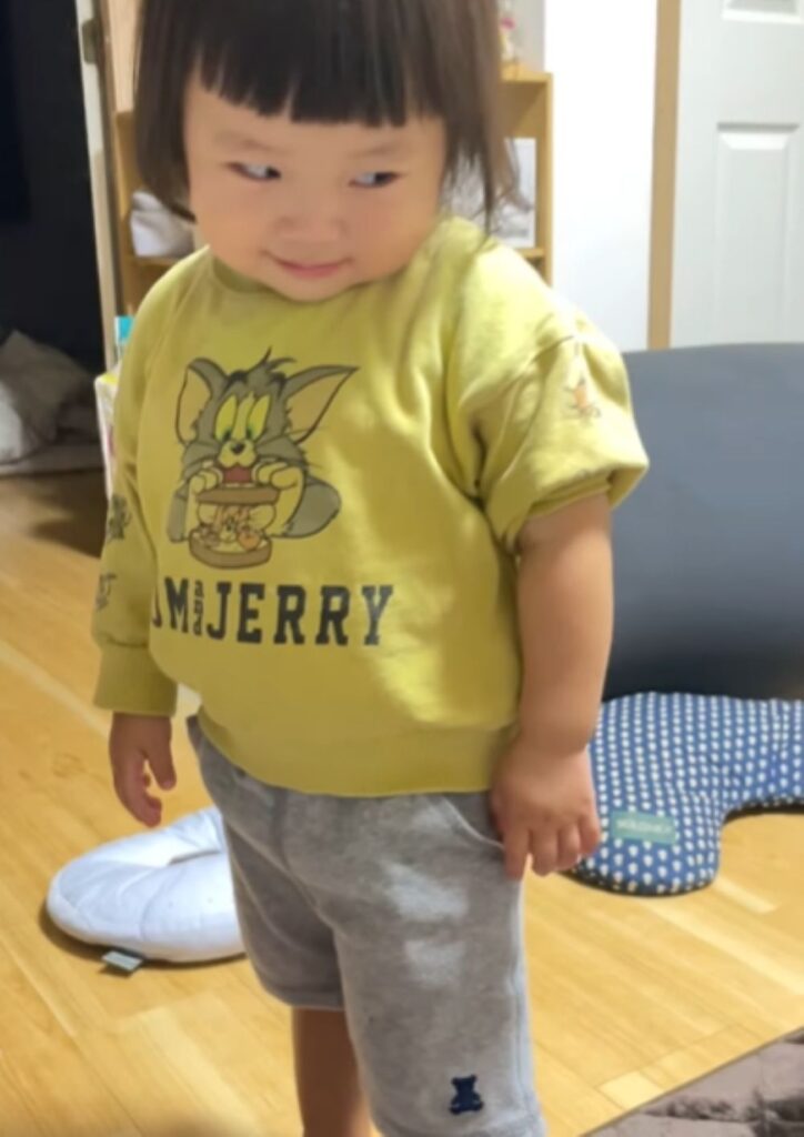 ニコッと笑顔（＠etsuko_kantaroさんより提供）