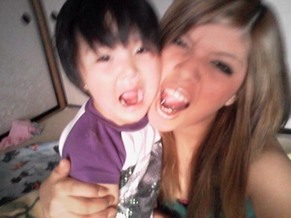 ママさんとの様子②（＠hana_suminoさんより提供）