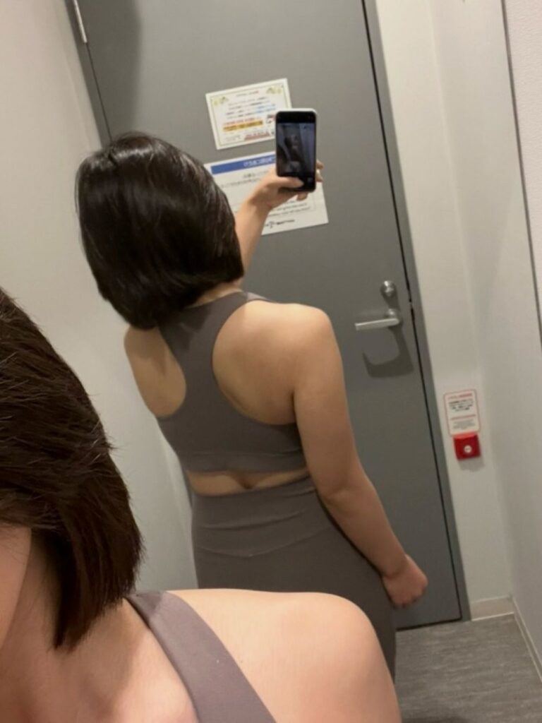 ダイエット後の後ろ姿（＠no_kintraineeさんより提供）