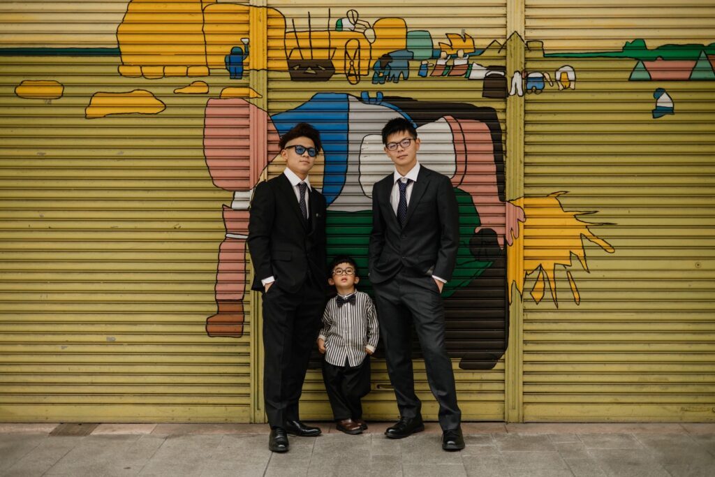 三兄弟（＠okei_jto_mamaさんより提供）