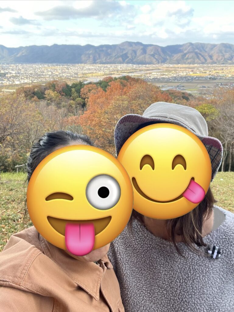 紅葉を見に行ったときの様子（＠nodo_ka3さんより提供）