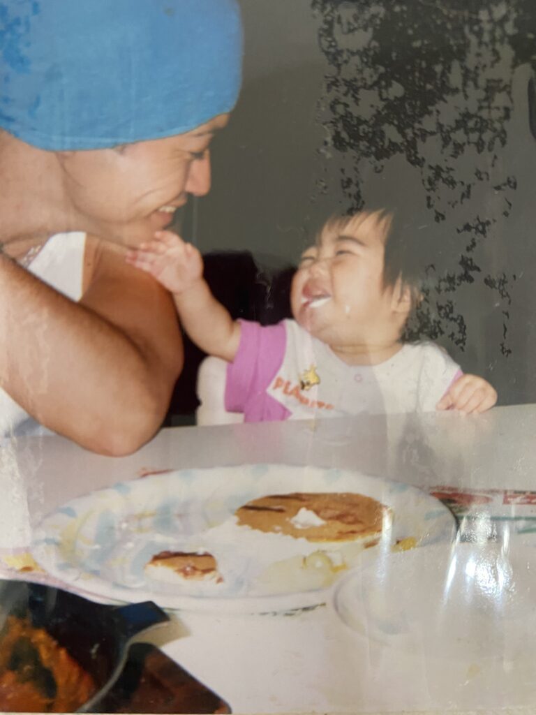 笑い合う2人（＠sori_k_aより提供）