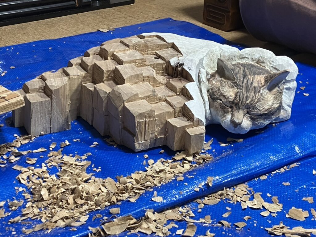 制作の様子①（＠aiaratanozomuさんより提供）