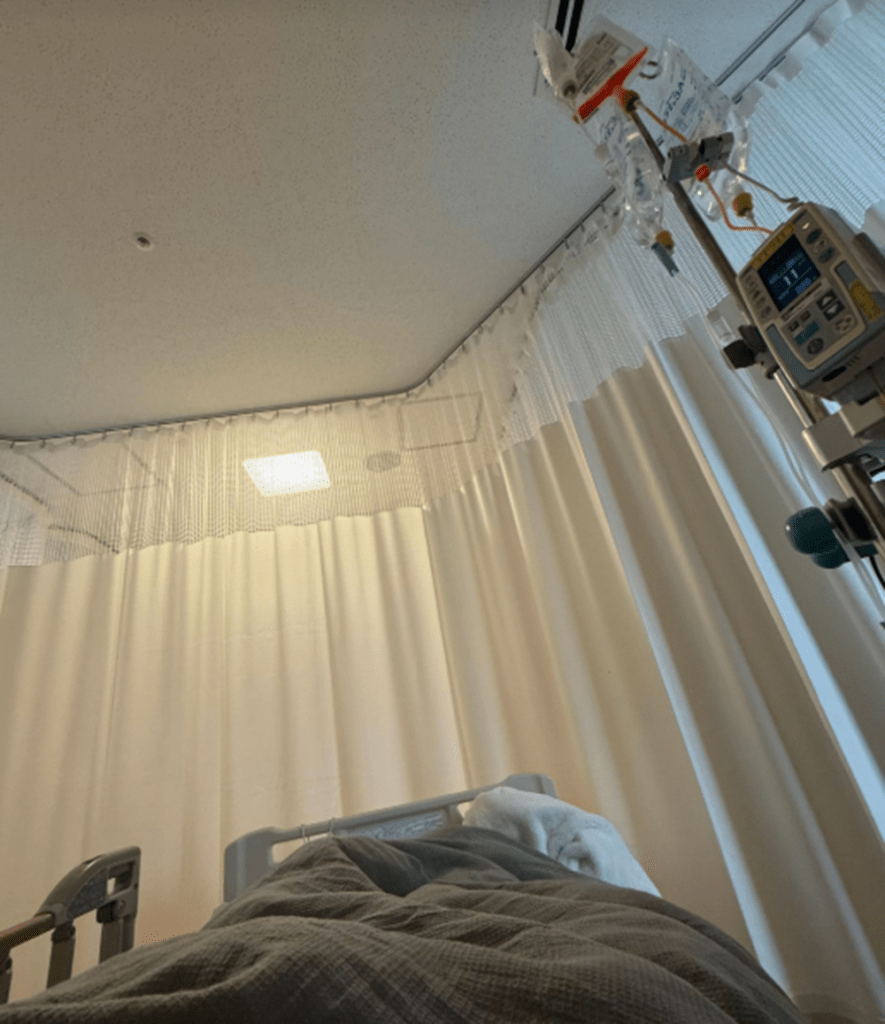 273日の闘病生活①（@mmn06.yさんより提供）