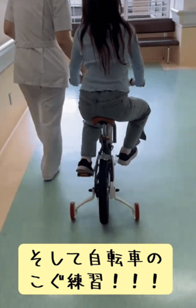 リハビリ③（@himariparadiseさんより提供）