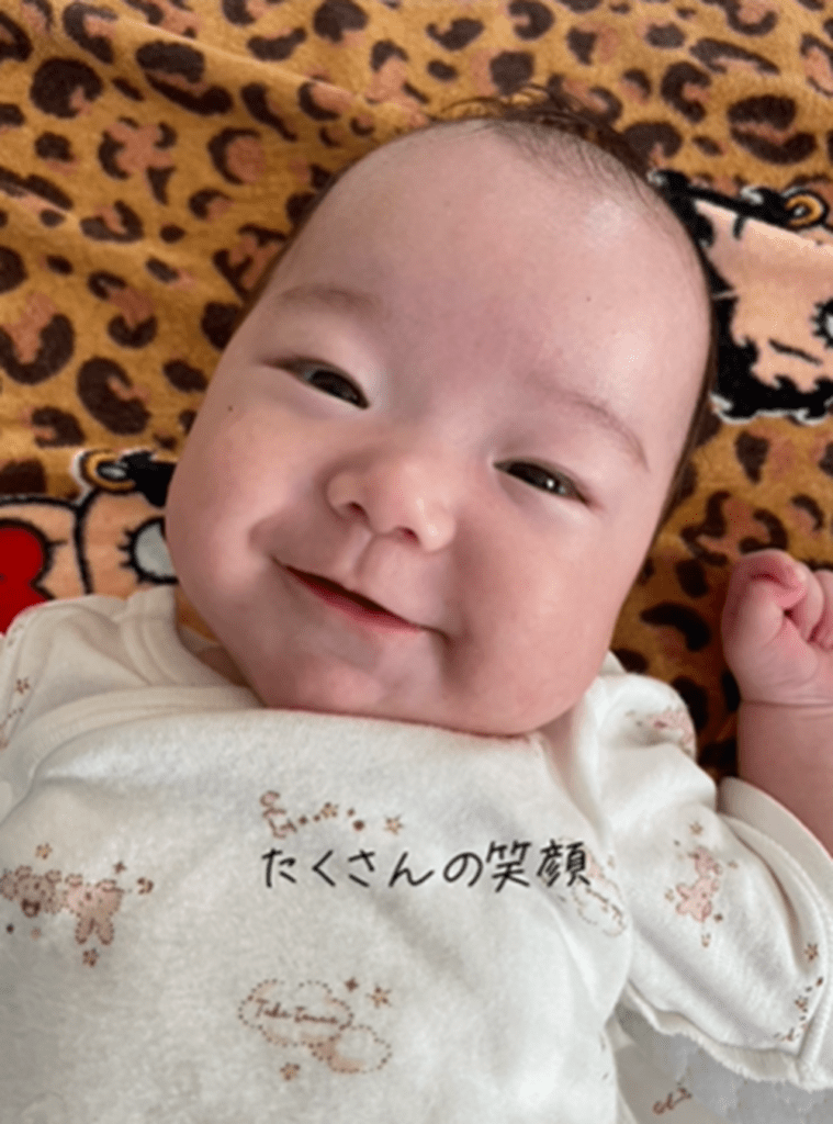 笑顔の娘さん（@amizou105さんより提供）