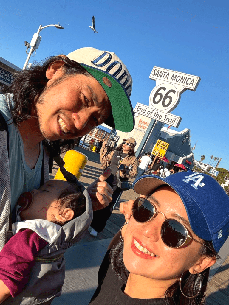 カリフォルニアのサンタモニカ「ルート66終点」（@ kiichi0704さんより提供）