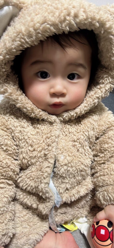 息子さんの様子⑤（＠yukikun0224さんより提供）