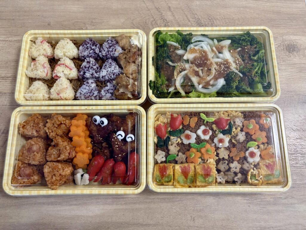 【実際の写真】お父さんが作ったお弁当